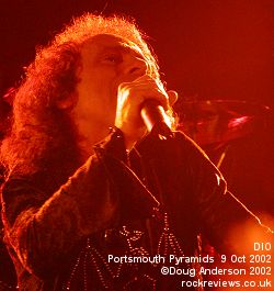 Glowing at the end of a tour - Ronnie James Dio