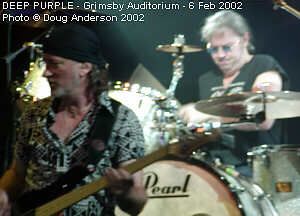 Roger Glover and 'little' Ian Paice - a blur of activity!