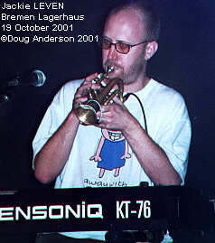 Mike Cosgrave, trumpet and keyboards