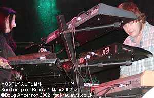 Angela Goldthorpe and Iain Jennings on keyboards